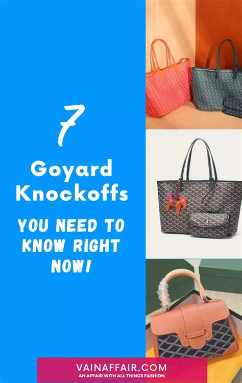 goyard knock off dupe